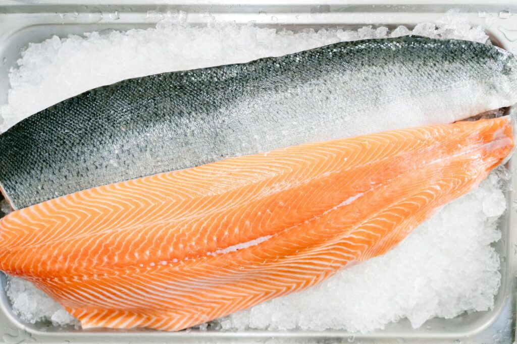 食材の冷凍まとめ買いでタンパク質コストを下げる｜銀鮭を例に - salmon fillet frozen